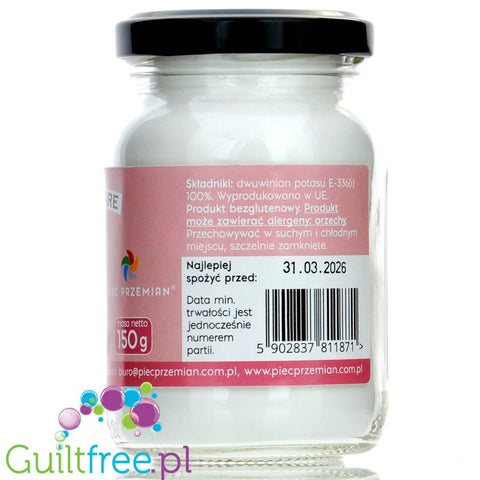 5 Przemian Cream of Tartar 150g - tartar, gluten-free potassium tartrate E336i