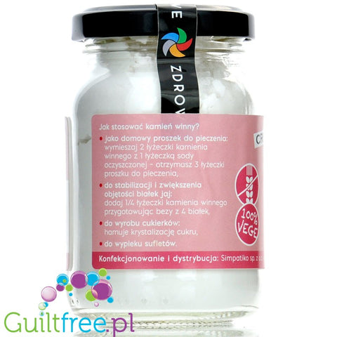 5 Przemian Cream of Tartar 150g - tartar, gluten-free potassium tartrate E336i