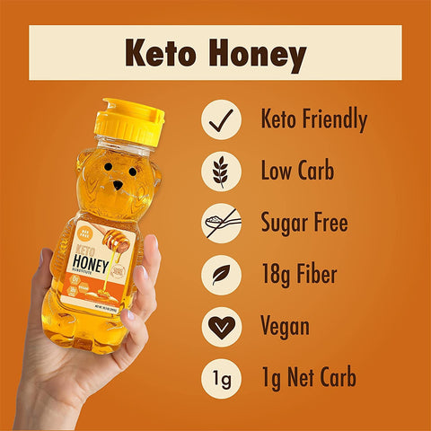 Choc Zero Keto Honey - naturalny wegański substytut miodu 90% błonnika