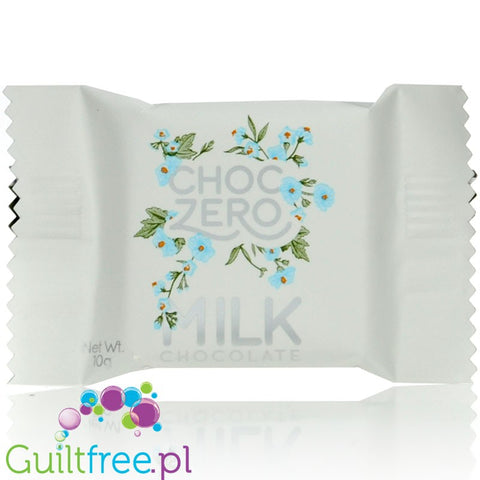 Choc Zero Chocolate Squares, Milk Chocolate - keto mleczna czekoladka bez cukru z monk fruit