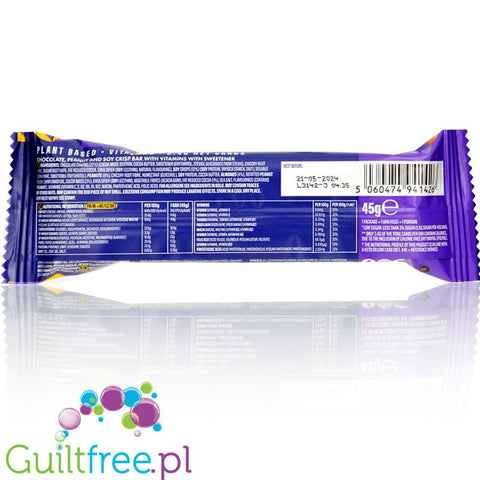 Adonis Keto Protein, Double Choc Crisp - wegański keto baton proteinowy 179kcal
