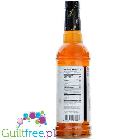 Jordan's Skinny Syrups Barista Butter Pecan -  syrop do kawy bez cukru 0kcal, smak Masło Pekanowe