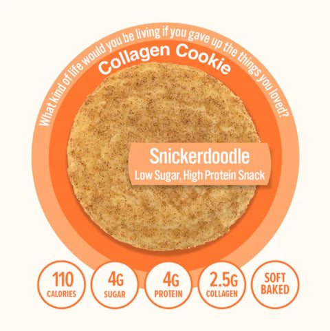 321Glo Soft Baked Collagen Cookie Snickerdoodle