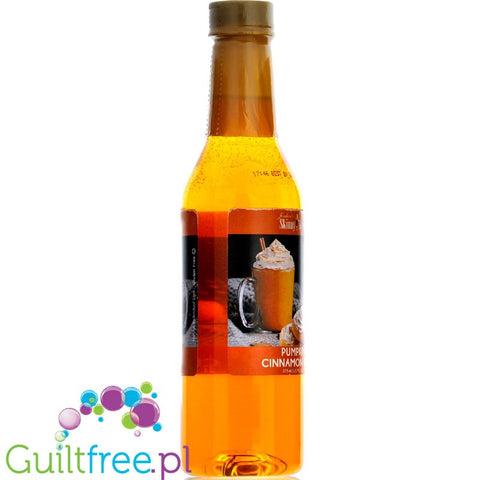 Jordan's Skinny Syrups Pumpkin Cinnamon Roll 375ml - syrop zero kalorii do kawy, smak Drożdżówka Cynamonowa z Dynią
