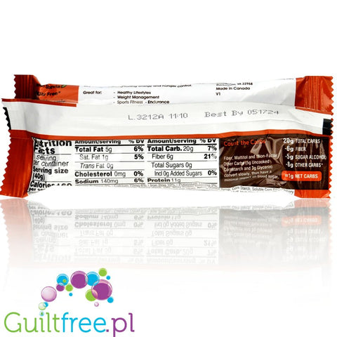 Extend Nutrition, AnytimeBar, Chocolate Peanut Butter - Chocolate bar protein with peanuts with low glycemic index