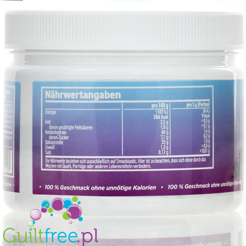 Rocka Nutrition Smacktastic Blueberry Cheesecake, 250g low calorie no added sugar flavoring powder