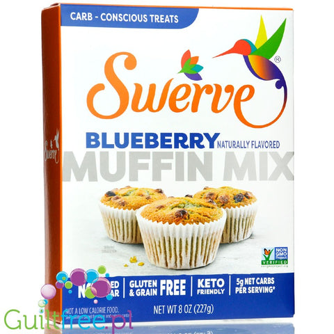 Swerve Blueberry Muffin Mix - bezglutenowa keto mieszanka na muffiny jagodowe bez cukru