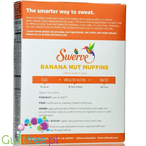 Swerve Blueberry Muffin Mix - bezglutenowa keto mieszanka na muffiny jagodowe bez cukru