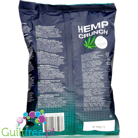 Milzu Veggy Crush Hemp Crunch Sour Cream & Onion 100g