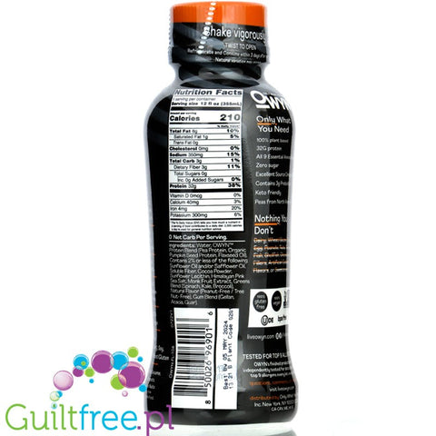 OWYN Pro Elite High Protein Shakes No Nut Butter Cup 355ml