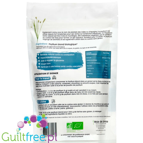 Max de Genie Psyllium Blond Biologique 250g