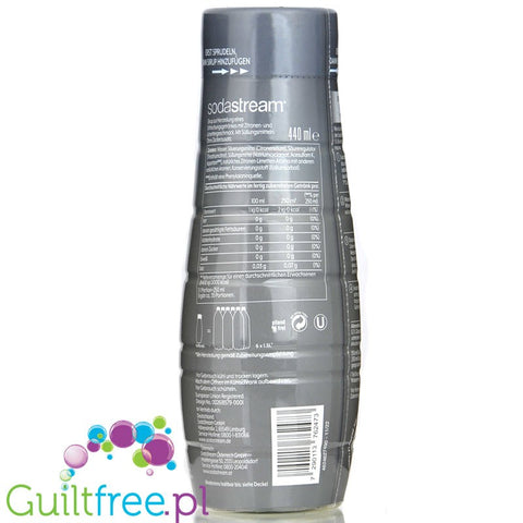 SodaStream No Sugar Lemon-Lime 440ml / 9L - syrop / koncentrat do wody bez cukru i kalorii, Cytryna & Limonka