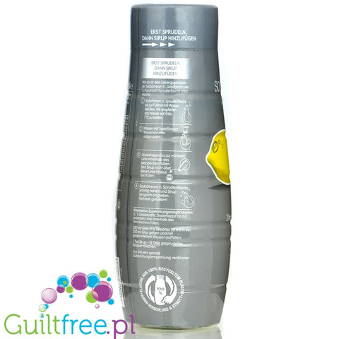 SodaStream No Sugar Lemon-Lime 440ml / 9L - syrop / koncentrat do wody bez cukru i kalorii, Cytryna & Limonka