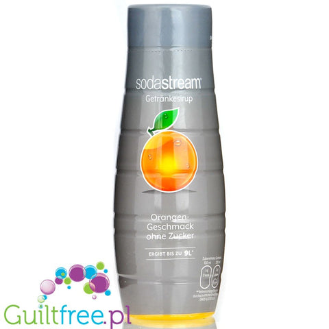 SodaStream No Sugar Orange 440ml / 9L - syrop / koncentrat do wody bez cukru i kalorii, Pomarańcza