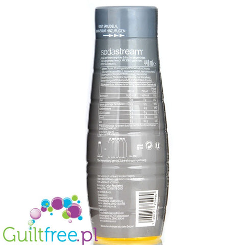 SodaStream No Sugar Orange 440ml / 9L - syrop / koncentrat do wody bez cukru i kalorii, Pomarańcza