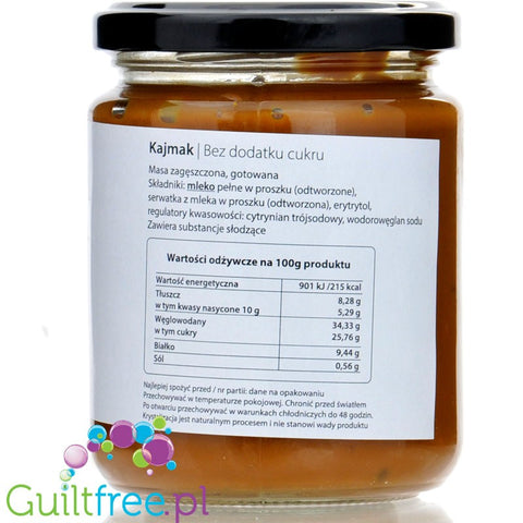 Polder Kajmak Polska Krówka -  masa krówkowa bez dodatku cukru z erytrolem