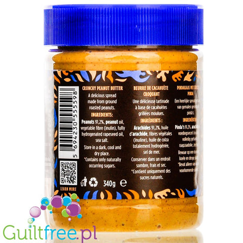 Good Good Peanut Butter Crunchy - miazga z orzechów ziemnych z inuliną i olejem arachidowym