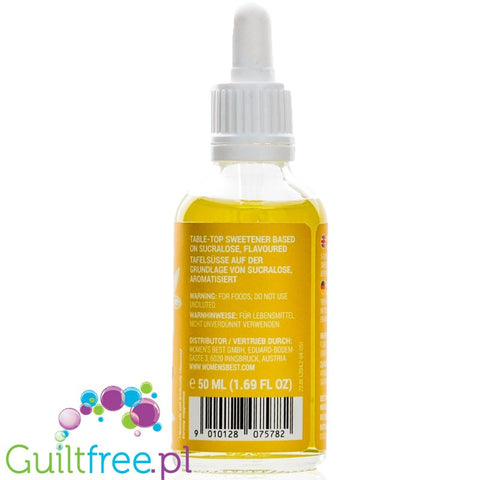 Women's Best Smart Flavour Drops  Vanilla 50ml - słodzone krople smakowe bez cukru, Wanilia