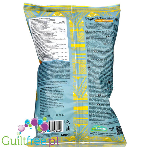 CornUp Popped Tortilla Chips Black Olives & Sundried Tomatoes 60g