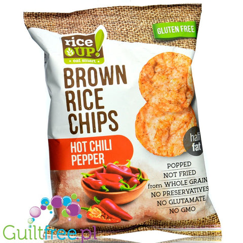 copy of RiceUp thin Hot Chili Pepper 25 g flavored whole-grain thin brown rice chips