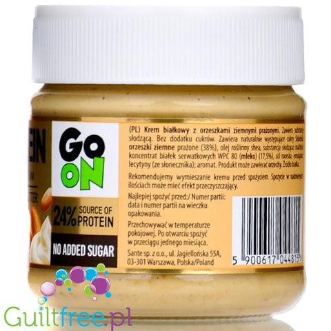Sante GoON White Cream & Peanut Butter - biały krem białkowy z orzechami i WPC80, bez dodatku cukru