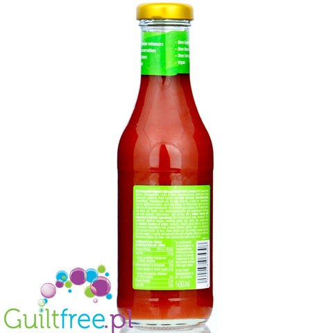 Xucker Light Ketchup mit Erythrit 46kcal - keczup bez cukru słodzony erytrolem, 55% mniej kalorii
