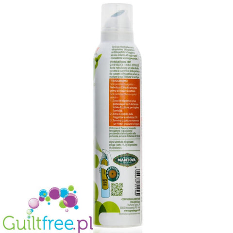 Mantova Air Fryer Olio 230 - spray do pieczenia we frytkownicy beztłuszczowej bez propellantów