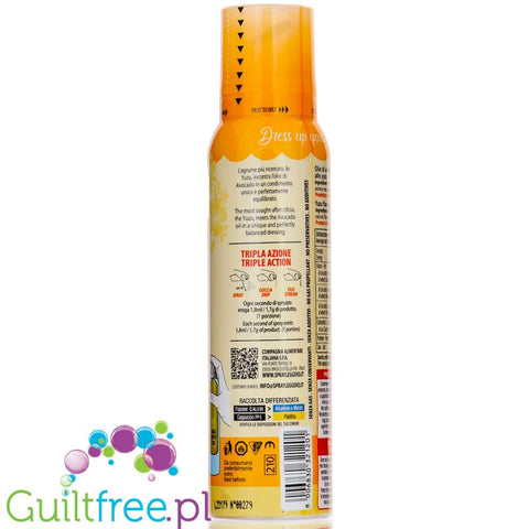 Poke Olio do Avocado a la Yuzu Spray - olej z awokado z aromatem cytrusowym w spray'u bez gazów wypychajacych