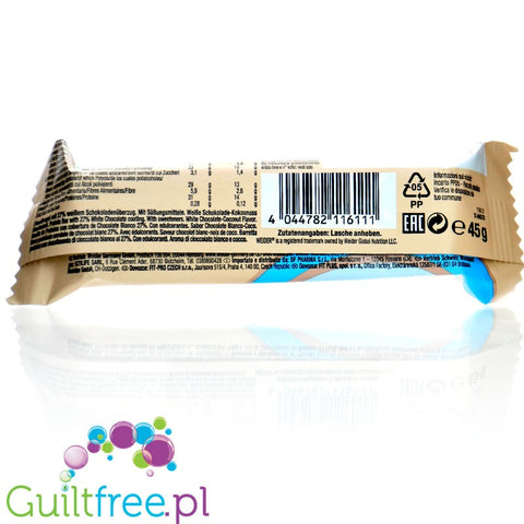 Weider Joe's Core Bar White Chocolate Coconut - baton proteinowy 176 kcal, Biała Czekolada & Kokos