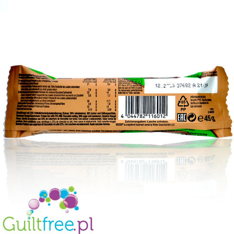 Weider Joe's Core Bar Hazelnut Nougat - baton proteinowy 185 kcal, Mleczna Czekolada & Nugat Laskowy