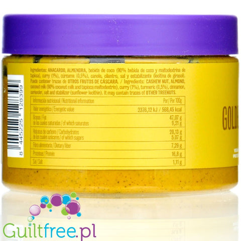 Nut & Me Golden Milk Butter - cashew & almond savory spread