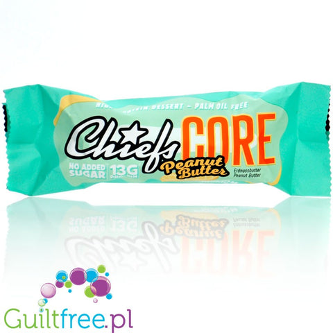 Chiefs Core Protein Bar Peanut Butter 163kcal - baton proteinowy 13g białka z orzechowym kremem