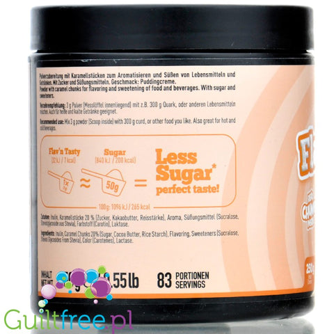 ESN Flav'N'Tasty Pudding Cream 250g - słodzony aromat w proszku, Krem Budyniowy & Karmel