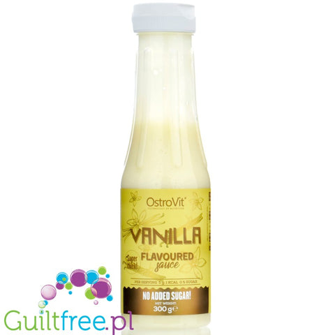Ostrovit Vanilla Sauce - gęsty sos bez cukru o smaku waniliowym tylko 18kcal