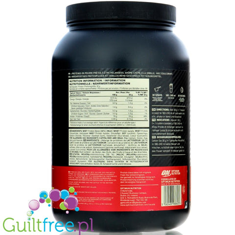 Optimum Nutrition, Whey Gold Standard 100% French Vanilla Crème odżywka 0,9kg