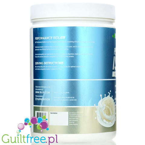 TBJP Tri-Protein Blend Performance Isolate Vanilla Ice Cream - izolat białka, smak Lodów Waniliowych