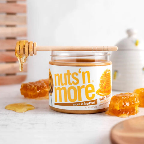 Nuts 'N More Wild Honey - Peanut butter with xylitol and WPI protein, wild honey flavor
