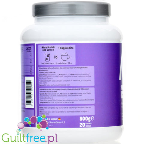More Nutrition Protein Iced Coffee Vanilla Chocolate Chip Cookie 500g