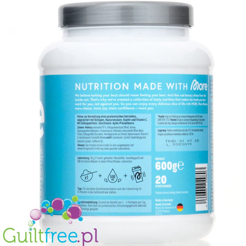 More Nutrition Clear Glow Peptides Watermelon - klarowna odżywka białkowa ze stewią z formułą dla skóry