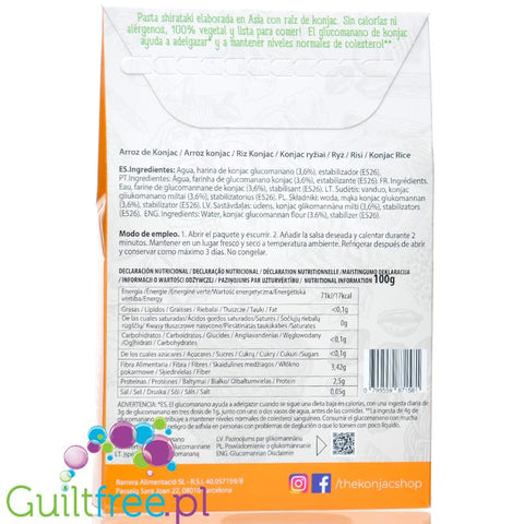 Konjac Shop Arroz Konjac Rice - ryż konjak shirataki 17kcal