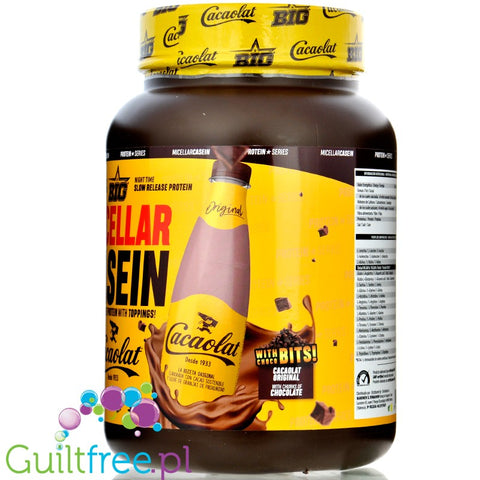 BIG® Micellar Casein, Cacaolat® 1kg - kazeina z ZMA, smak Mleko Czekoladowe jak Nesquik