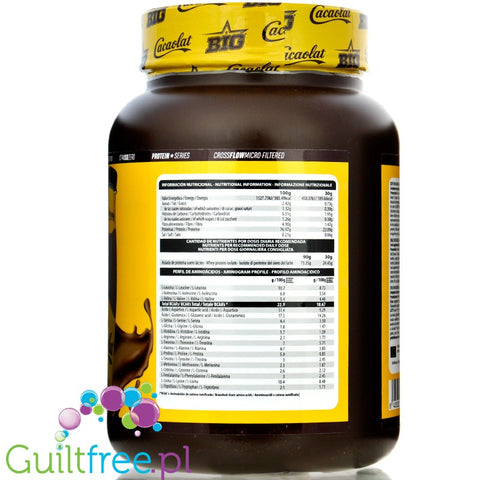BIG® CFM ISO Zero, Cacaolat® 1kg - Provon® 90% exclusive WPI CFM protein supplement, Chocolate Milk flavor