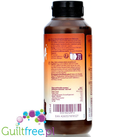 GymQueen Mamma Mia Sauce Chocolate 265ml sweet dessert sugar syrup, contains sweeteners