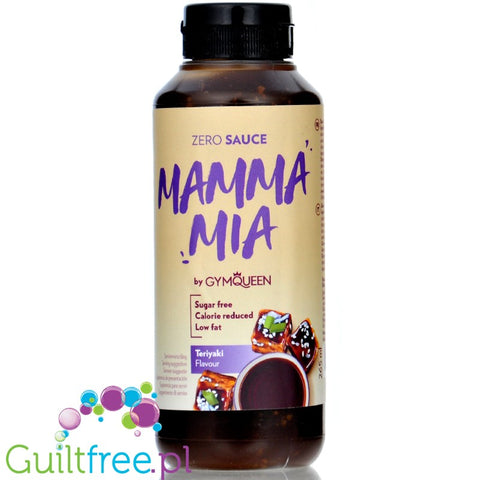 GymQueen Mamma Mia Teriyaki - sos teriyaki bez cukru i bez tłuszczu 33kcal