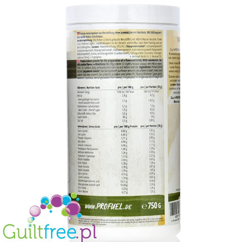 Pro Fuel V-Protein 8K Vanilla Cookies 750g, vegan protein powder
