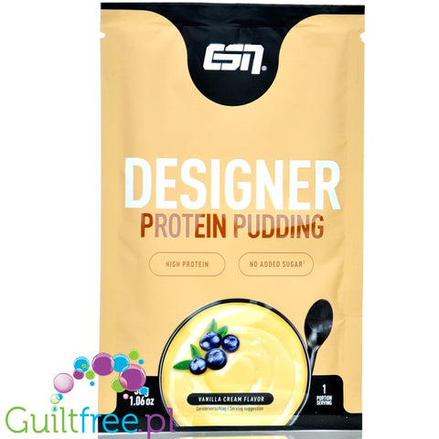Esn Protein Pudding Vanilla Cream 30g - waniliowy budyń białkowy, 16g białka w porcji 101kcal