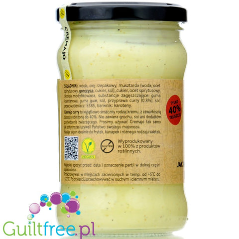 Starck's Cremajo Curry 40% - niskokaloryczny wegański majonez niskotłuszczowy bez jajek