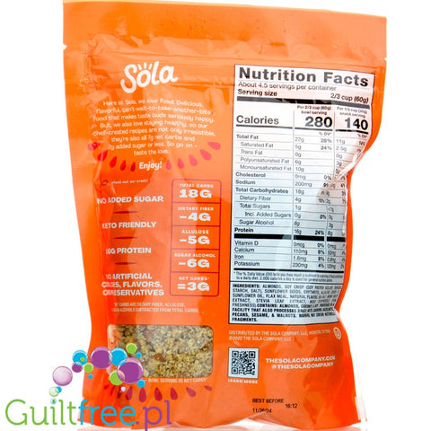 Sola Granola, Honey Nut