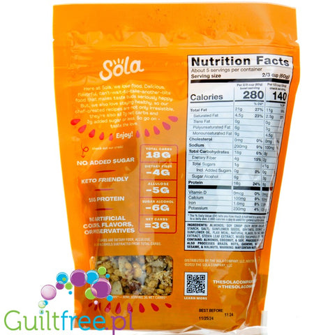 Sola Granola, Vanilla Almond
