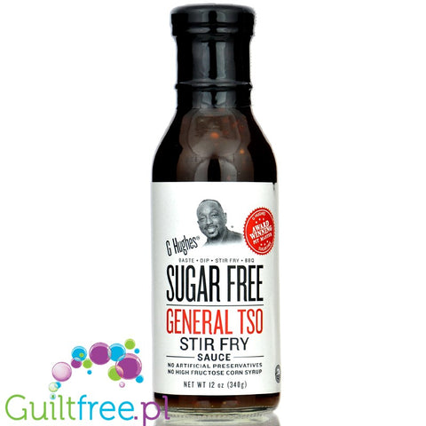 G. Hughes General Sauce, General Tso Stir Fry - keto sos do stir fry z bulionem drobiowym i tamari